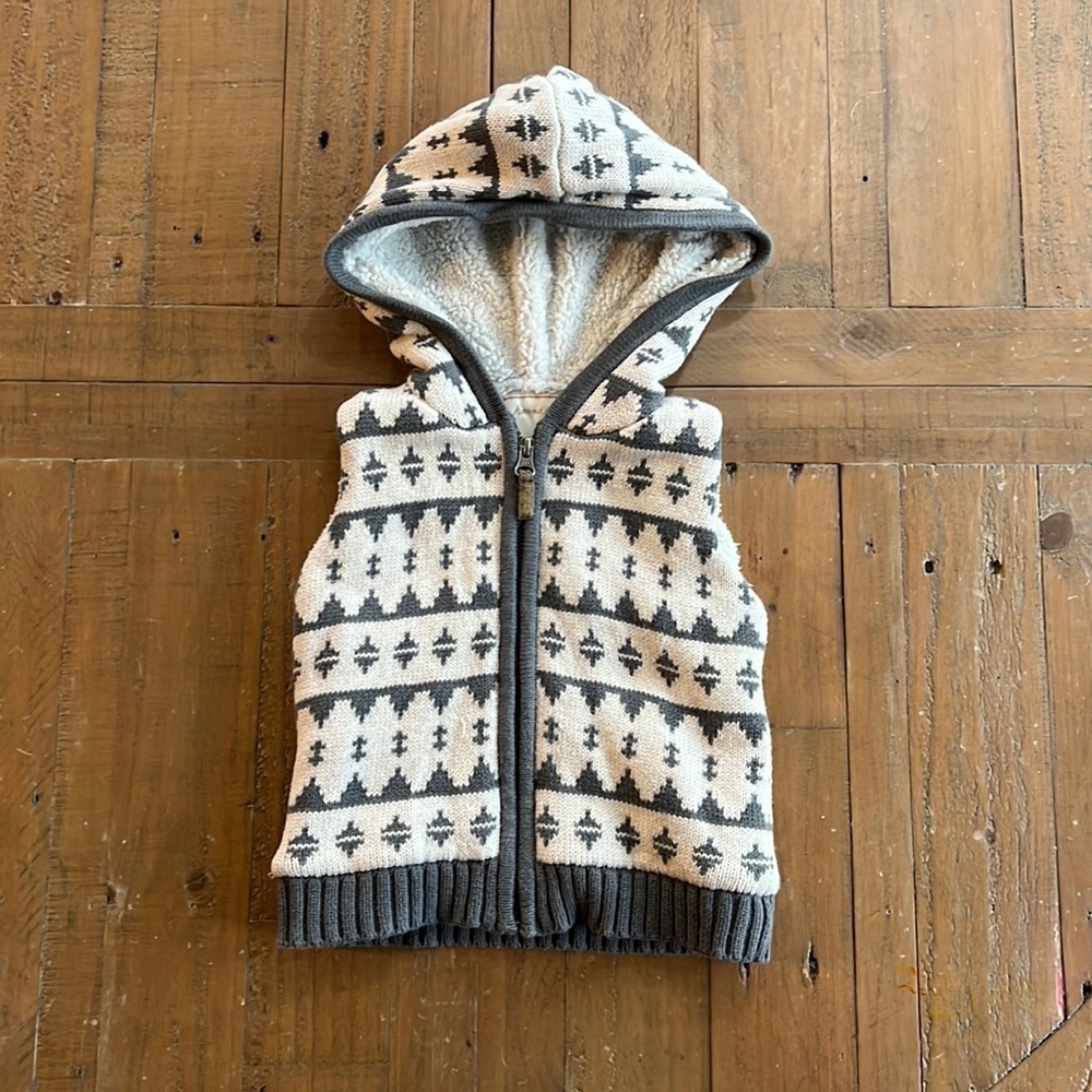 Hanna andersson Sherpa lined sweater vest